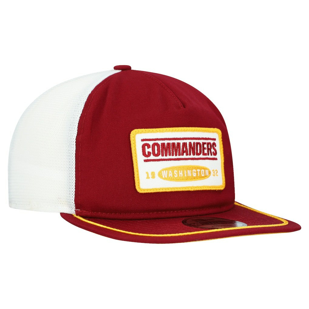 Washington Commanders New Era Patch 19TWENTY Adjustable Hat Burgundy/White - NFL