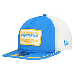 Los Angeles Chargers New Era Patch 19TWENTY Adjustable Hat Powder Blue/White - NFL