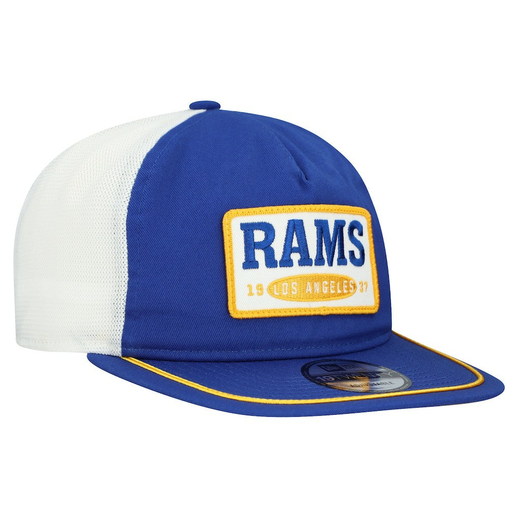 Los Angeles Rams New Era Patch 19TWENTY Adjustable Hat Royal/White - NFL