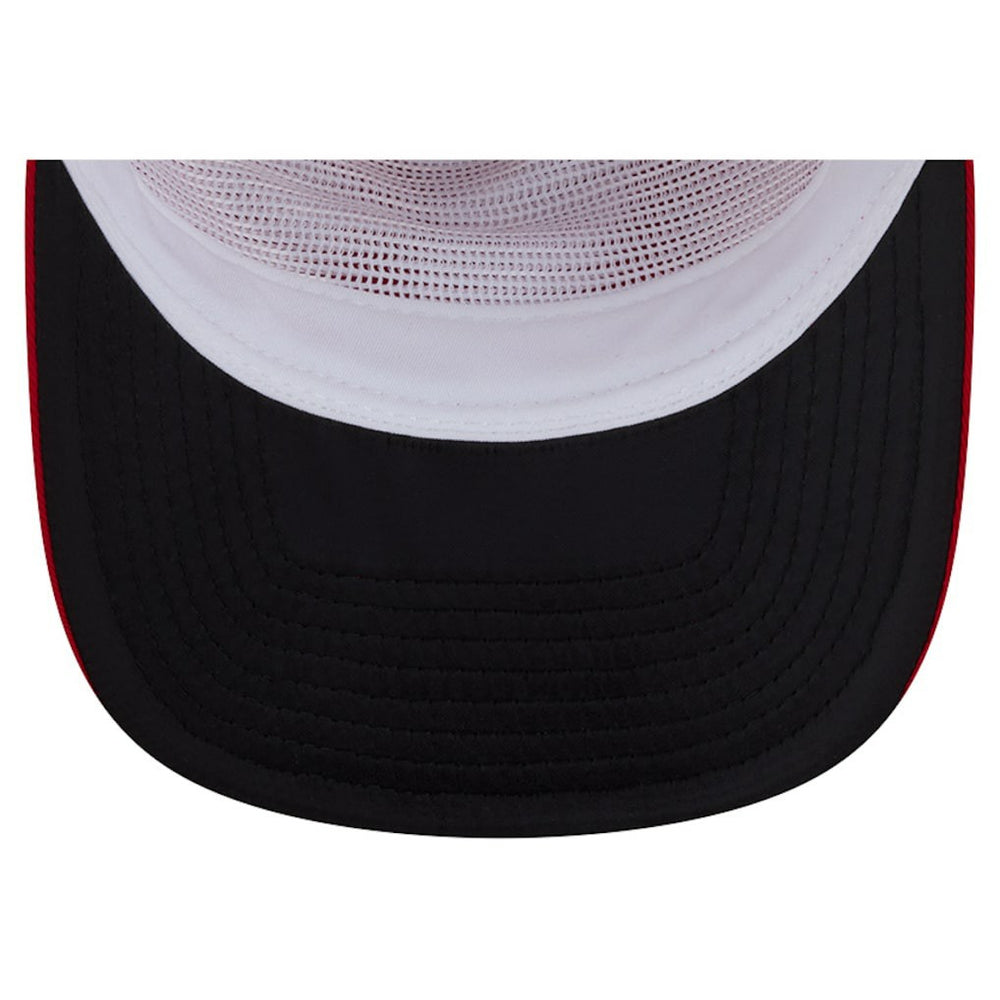 San Francisco 49ers New Era Patch 19TWENTY Adjustable Hat Scarlet/White - NFL