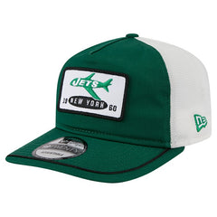 New York Jets New Era Patch 19TWENTY Adjustable Hat Green/White - NFL