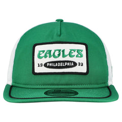 Philadelphia Eagles New Era Patch 19TWENTY Adjustable Hat Kelly Green/White - NFL