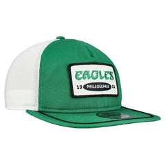 Philadelphia Eagles New Era Patch 19TWENTY Adjustable Hat Kelly Green/White - NFL