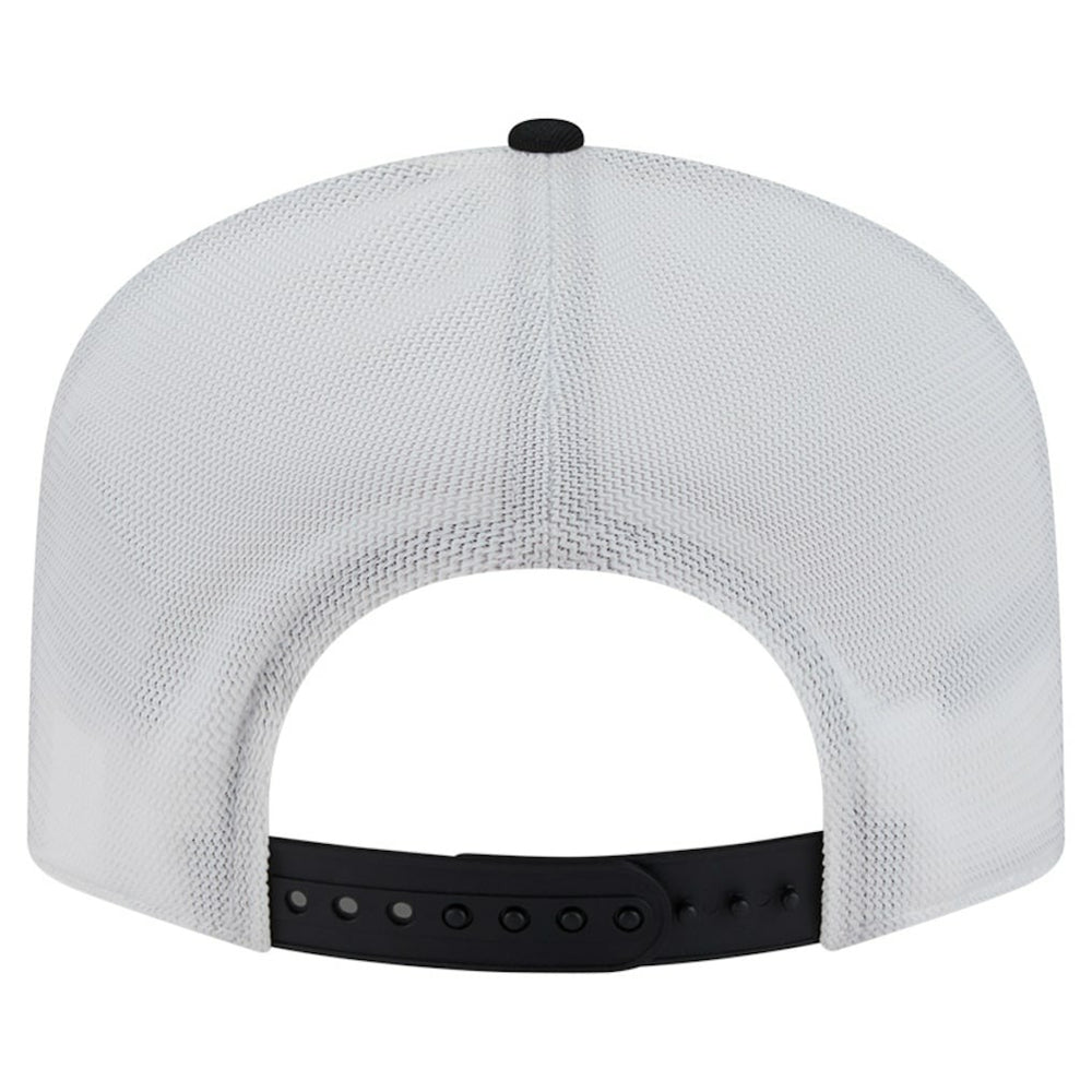 Pittsburgh Steelers New Era Patch 19TWENTY Adjustable Hat Black/White - NFL