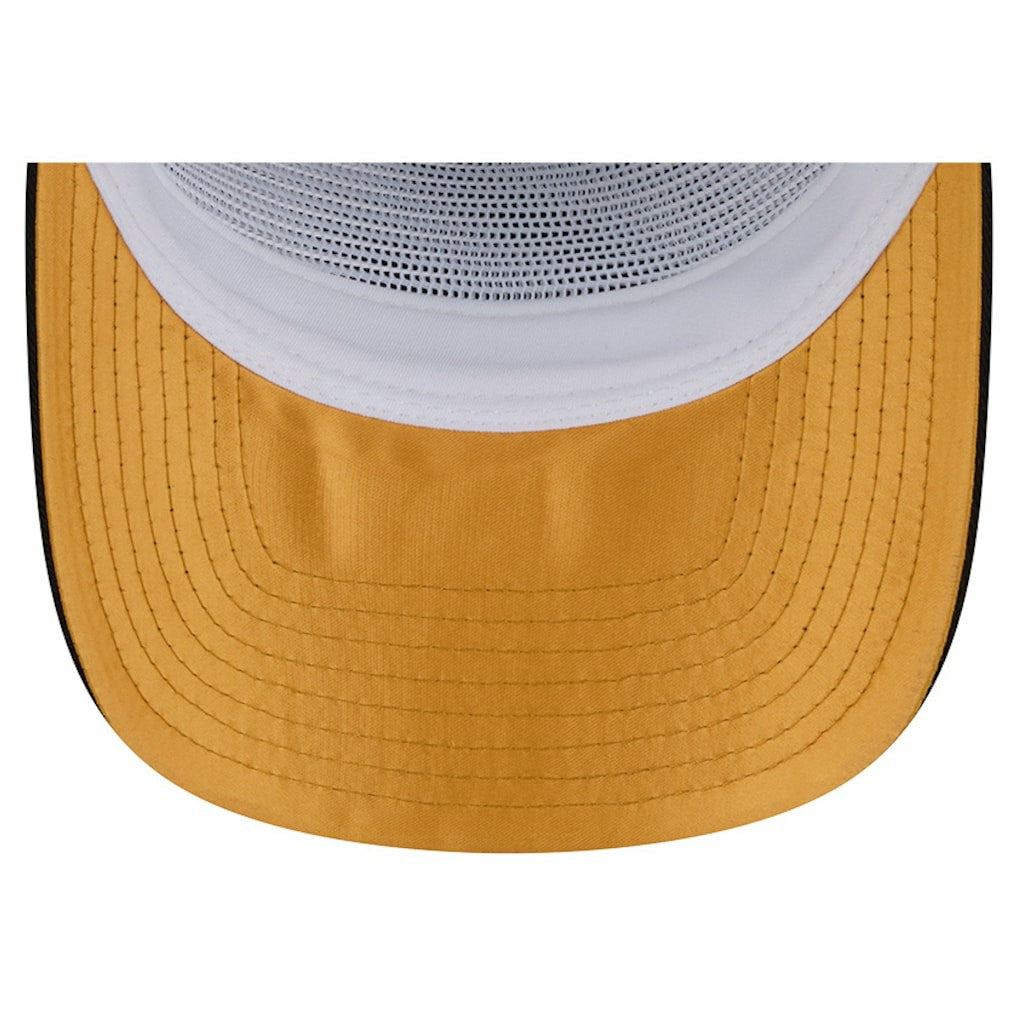 Pittsburgh Steelers New Era Patch 19TWENTY Adjustable Hat Black/White - NFL