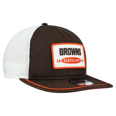 Cleveland Browns New Era Patch 19TWENTY Adjustable Hat Brown/White - NFL