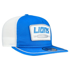 Detroit Lions New Era Patch 19TWENTY Adjustable Hat Blue/White - NFL