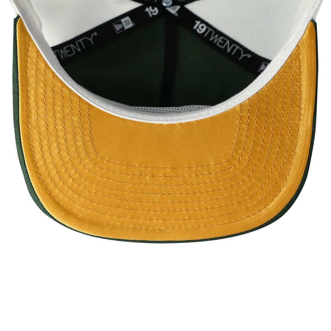 Green Bay Packers New Era Patch 19TWENTY Adjustable Hat Green/White - NFL