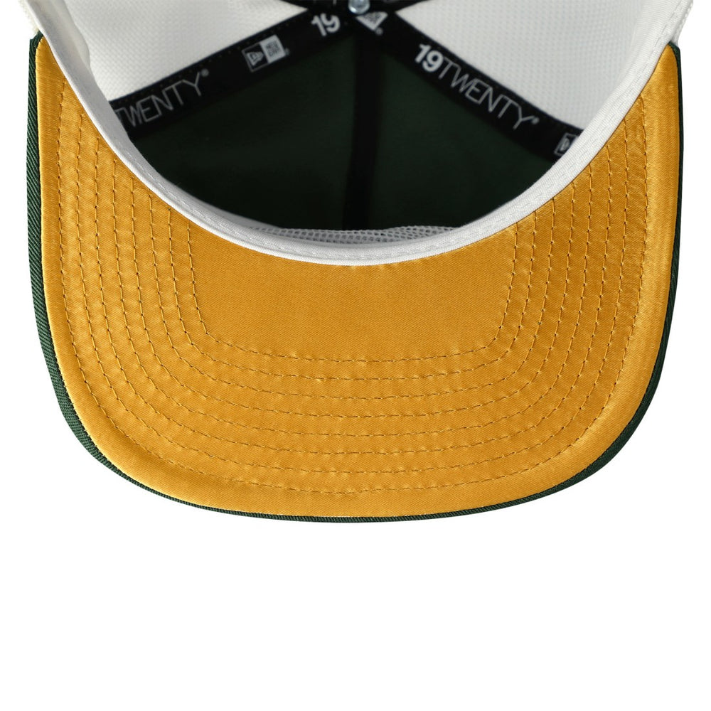 Green Bay Packers New Era Patch 19TWENTY Adjustable Hat Green/White - NFL