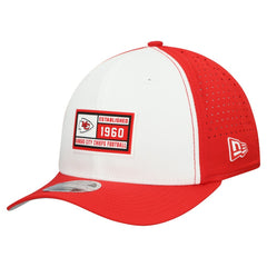 Kansas City Chiefs New Era Established Patch 9SEVENTY Adjustable Hat White/Red - NFL