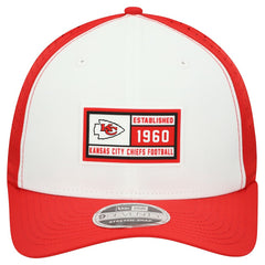 Kansas City Chiefs New Era Established Patch 9SEVENTY Adjustable Hat White/Red - NFL