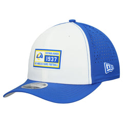 Los Angeles Rams New Era Established Patch 9SEVENTY Adjustable Hat White/Royal - NFL