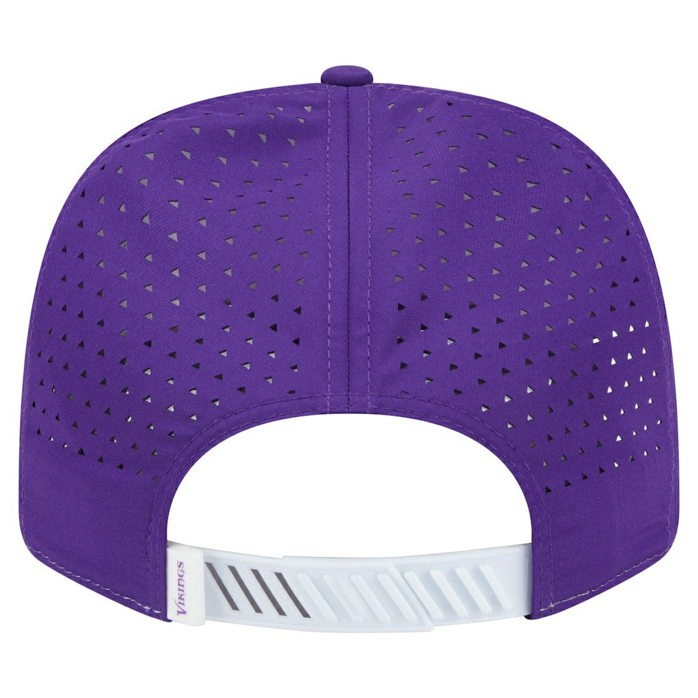 Minnesota Vikings New Era Established Patch 9SEVENTY Adjustable Hat White/Purple - NFL
