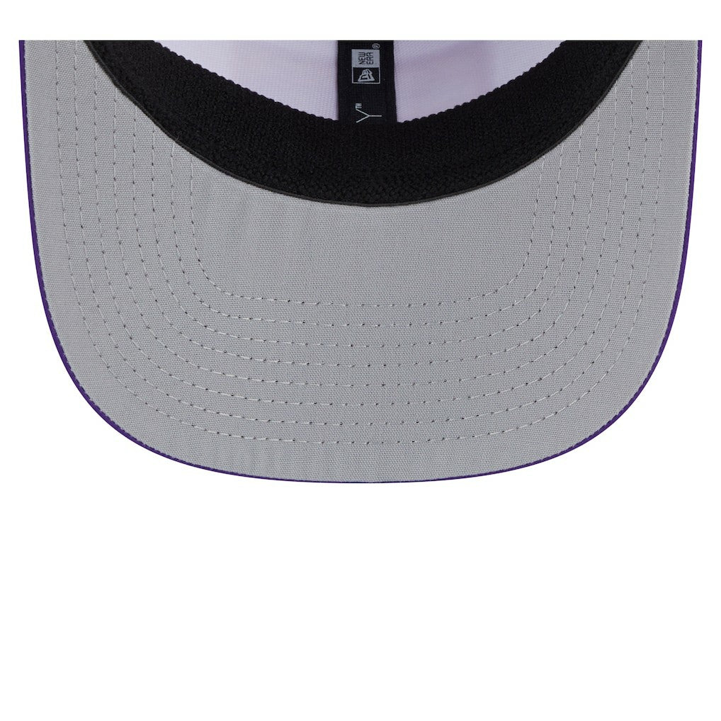 Minnesota Vikings New Era Established Patch 9SEVENTY Adjustable Hat White/Purple - NFL