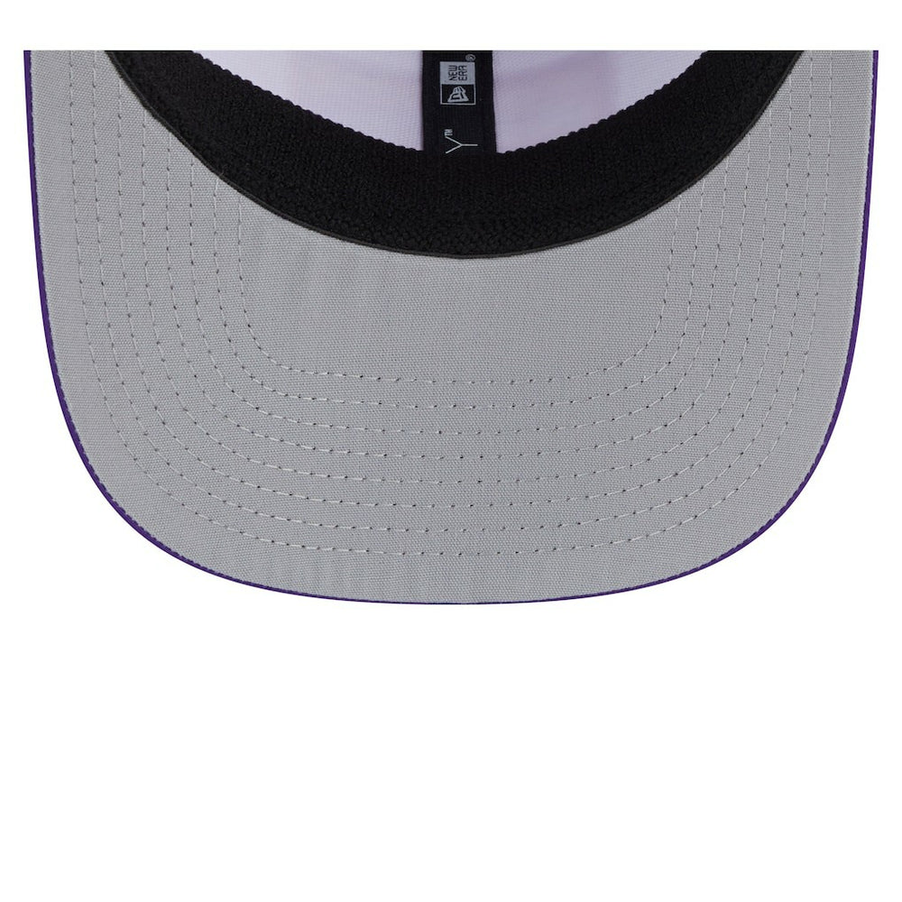 Minnesota Vikings New Era Established Patch 9SEVENTY Adjustable Hat White/Purple - NFL