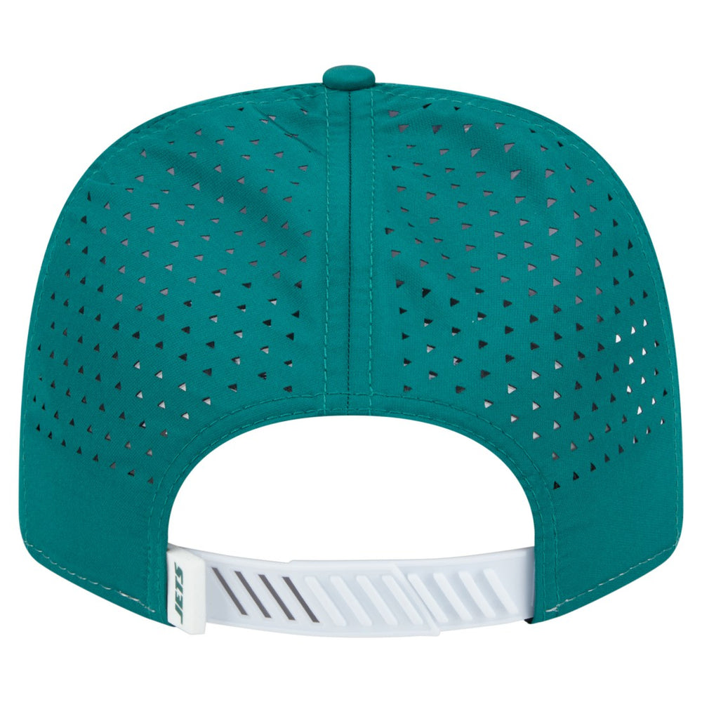 New York Jets New Era Established Patch 9SEVENTY Adjustable Hat White/Green - NFL