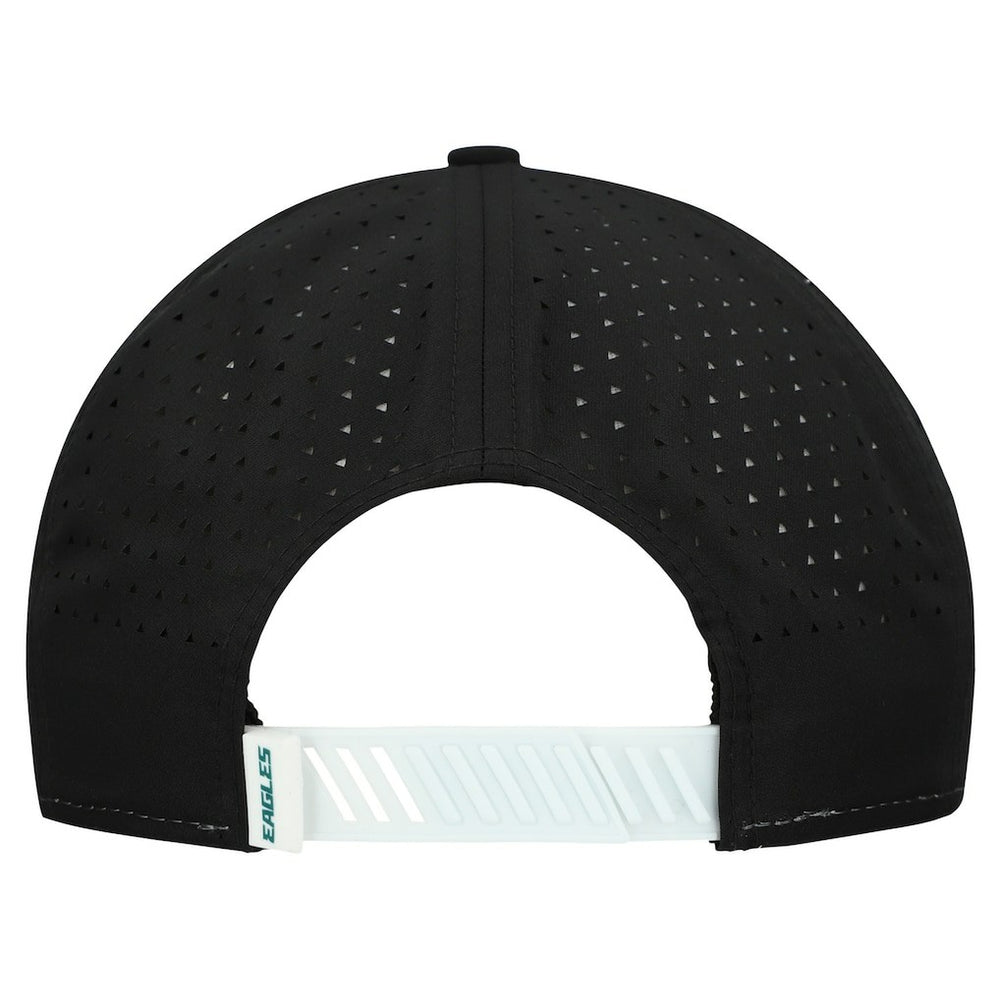 Philadelphia Eagles New Era Established Patch 9SEVENTY Adjustable Hat White/Black - NFL