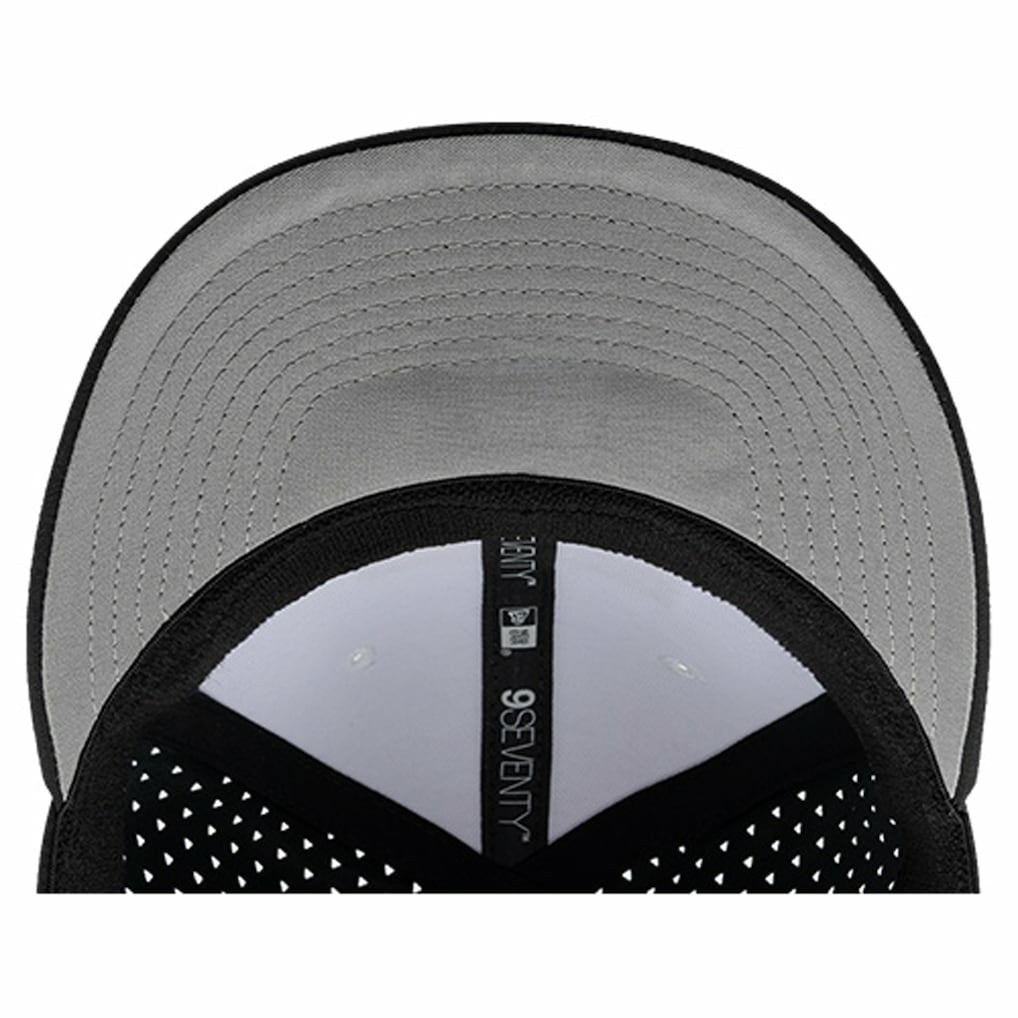 Pittsburgh Steelers New Era Established Patch 9SEVENTY Adjustable Hat White/Black - NFL