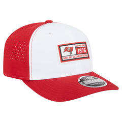 Tampa Bay Buccaneers New Era Established Patch 9SEVENTY Adjustable Hat White/Red - NFL