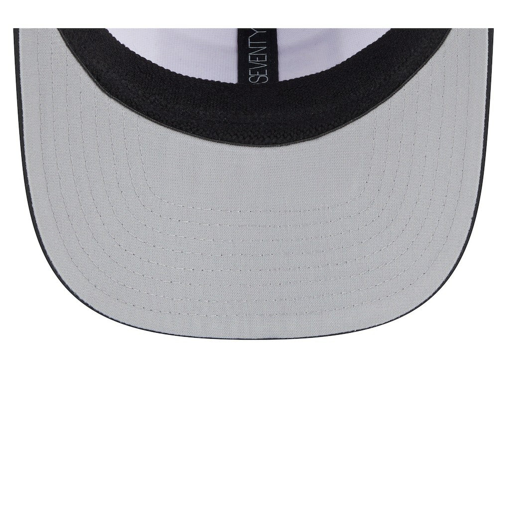 Baltimore Ravens New Era Established Patch 9SEVENTY Adjustable Hat White/Black - NFL