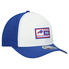 Buffalo Bills New Era Established Patch 9SEVENTY Adjustable Hat White/Royal - NFL