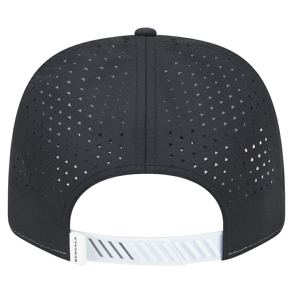 Cincinnati Bengals New Era Established Patch 9SEVENTY Adjustable Hat White/Black - NFL