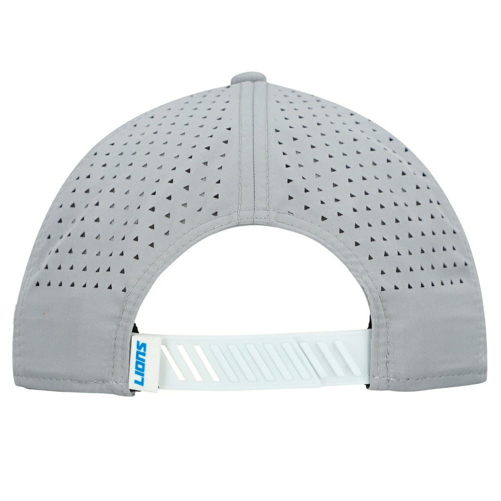 Detroit Lions New Era Established Patch 9SEVENTY Adjustable Hat White/Silver - NFL