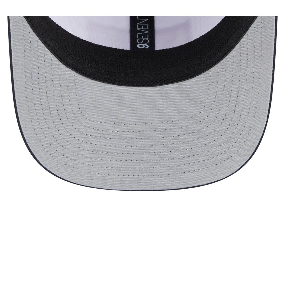 Houston Texans New Era Established Patch 9SEVENTY Adjustable Hat White/Navy - NFL