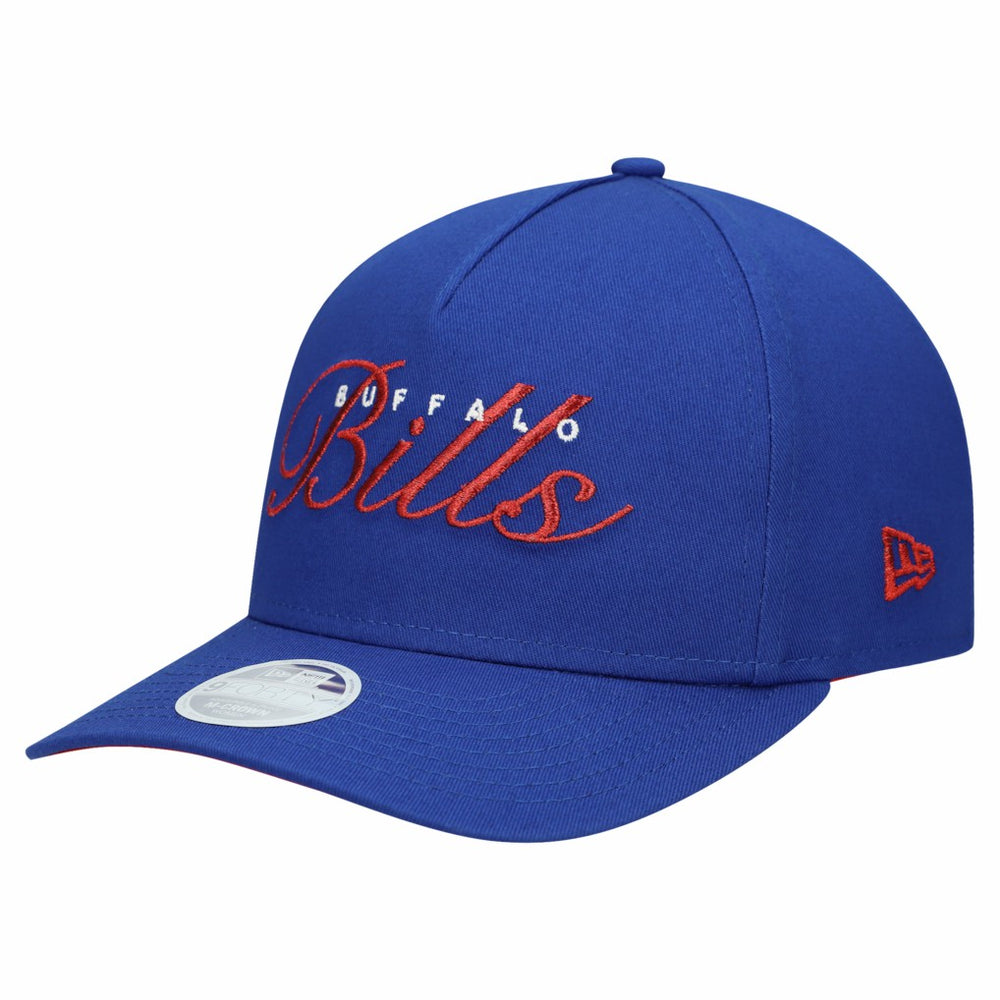 Buffalo Bills New Era Women's Metallic 9FORTY M-Crown A-Frame Adjustable Hat Royal - NFL