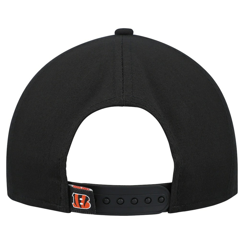 Cincinnati Bengals New Era Women's Metallic 9FORTY M-Crown A-Frame Adjustable Hat Black - NFL