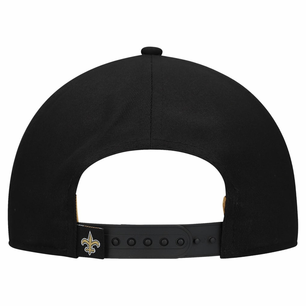 New Orleans Saints New Era Women's Metallic 9FORTY M-Crown A-Frame Adjustable Hat Black - NFL