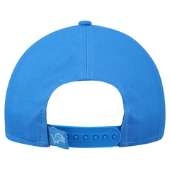 Detroit Lions New Era Women's Metallic 9FORTY M-Crown A-Frame Adjustable Hat Blue - NFL