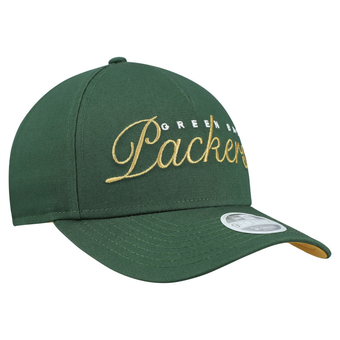 Green Bay Packers New Era Women's Metallic 9FORTY M-Crown A-Frame Adjustable Hat Green - NFL