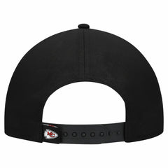 Kansas City Chiefs New Era Women's Metallic 9FORTY M-Crown A-Frame Adjustable Hat Black - NFL