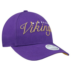 Minnesota Vikings New Era Women's Metallic 9FORTY M-Crown A-Frame Adjustable Hat Purple - NFL