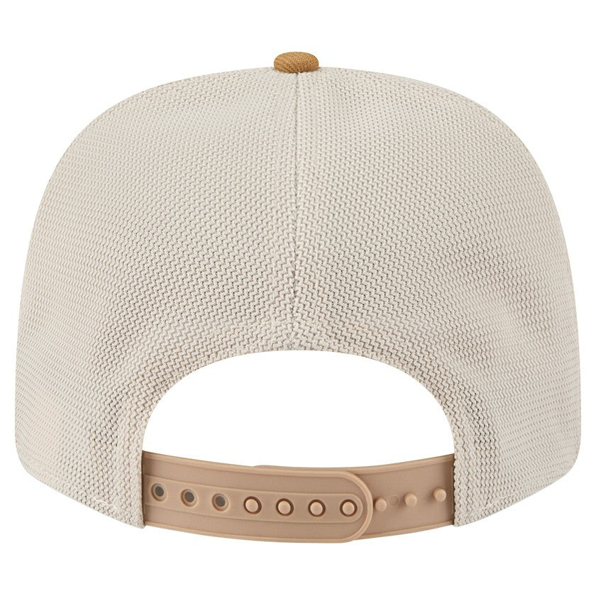 New York Jets New Era Two-Tone Trucker 9SEVENTY Adjustable Hat Light Beige - NFL