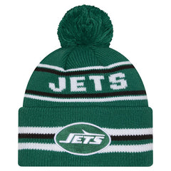 New York Jets New Era Classic Cuffed Knit Hat with Pom Green - NFL