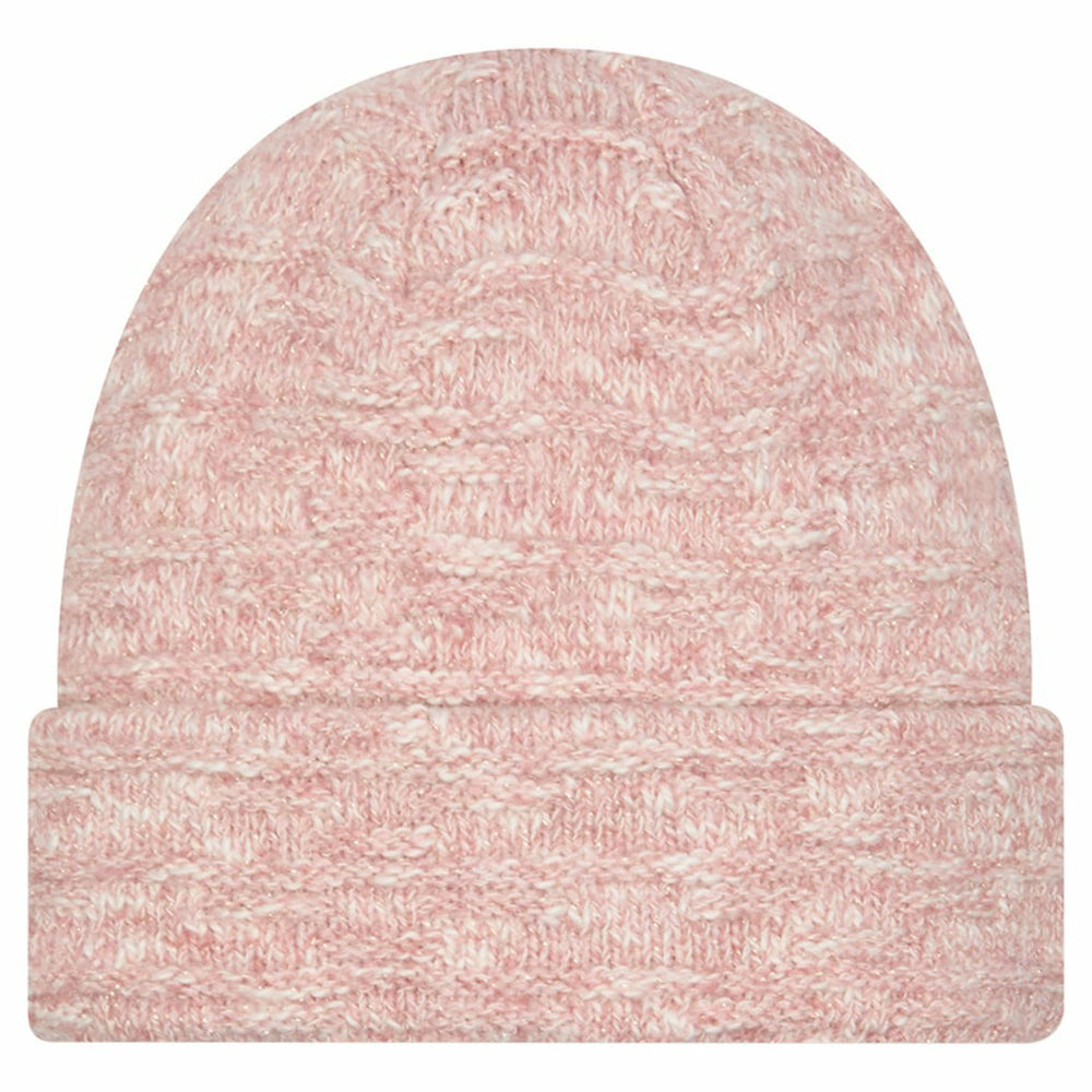 Washington Commanders New Era Women's Metallic Cuffed Knit Hat Pink - NFL