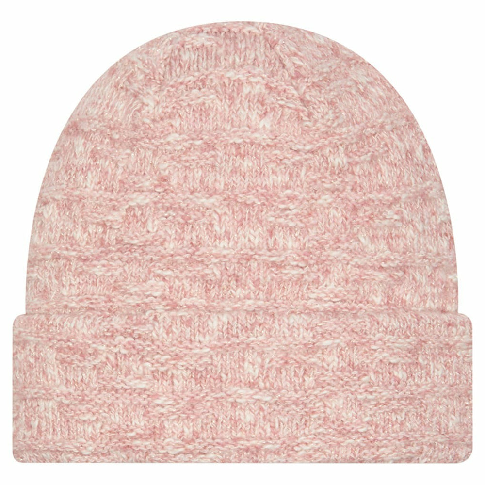 Pittsburgh Steelers New Era Women's Metallic Cuffed Knit Hat Pink - NFL