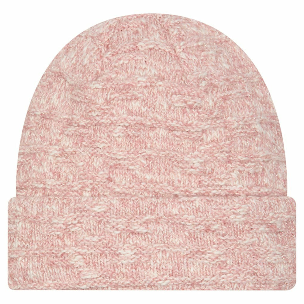 Detroit Lions New Era Women's Metallic Cuffed Knit Hat Pink - NFL