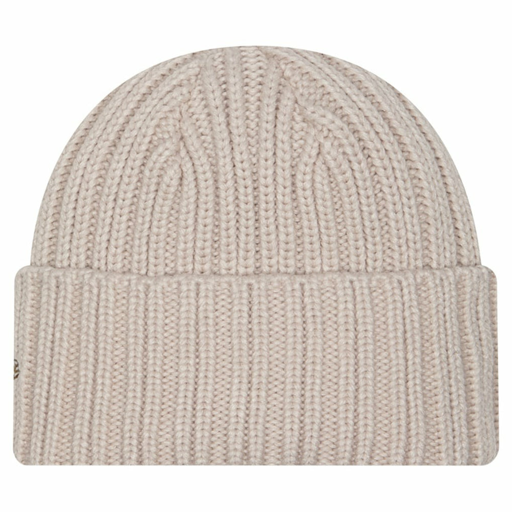 Cleveland Browns New Era Logo Applique Cuffed Knit Hat Light Beige - NFL