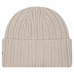 Cleveland Browns New Era Logo Applique Cuffed Knit Hat Light Beige - NFL
