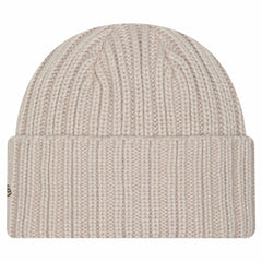 Kansas City Chiefs New Era Logo Applique Cuffed Knit Hat Light Beige - NFL