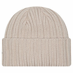 Las Vegas Raiders New Era Logo Applique Cuffed Knit Hat Light Beige - NFL
