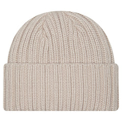 New York Jets New Era Logo Applique Cuffed Knit Hat Light Beige - NFL