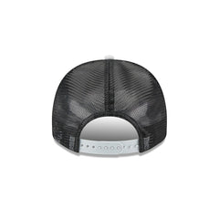 Las Vegas Raiders New Era Banner A-Frame 9FIFTY Trucker Snapback Hat Cream/Black - NFL