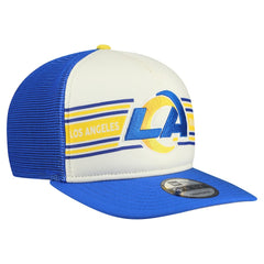 Los Angeles Rams New Era Banner A-Frame 9FIFTY Snapback Hat Cream/Royal - NFL