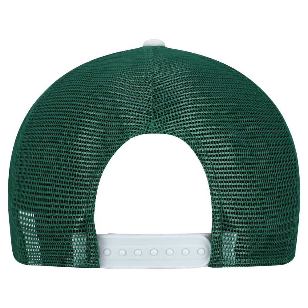 New York Jets New Era Banner A-Frame 9FIFTY Snapback Hat Cream/Green - NFL