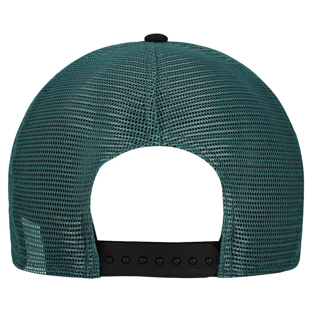 Philadelphia Eagles New Era Banner A-Frame 9FIFTY Snapback Hat Cream/Midnight Green - NFL