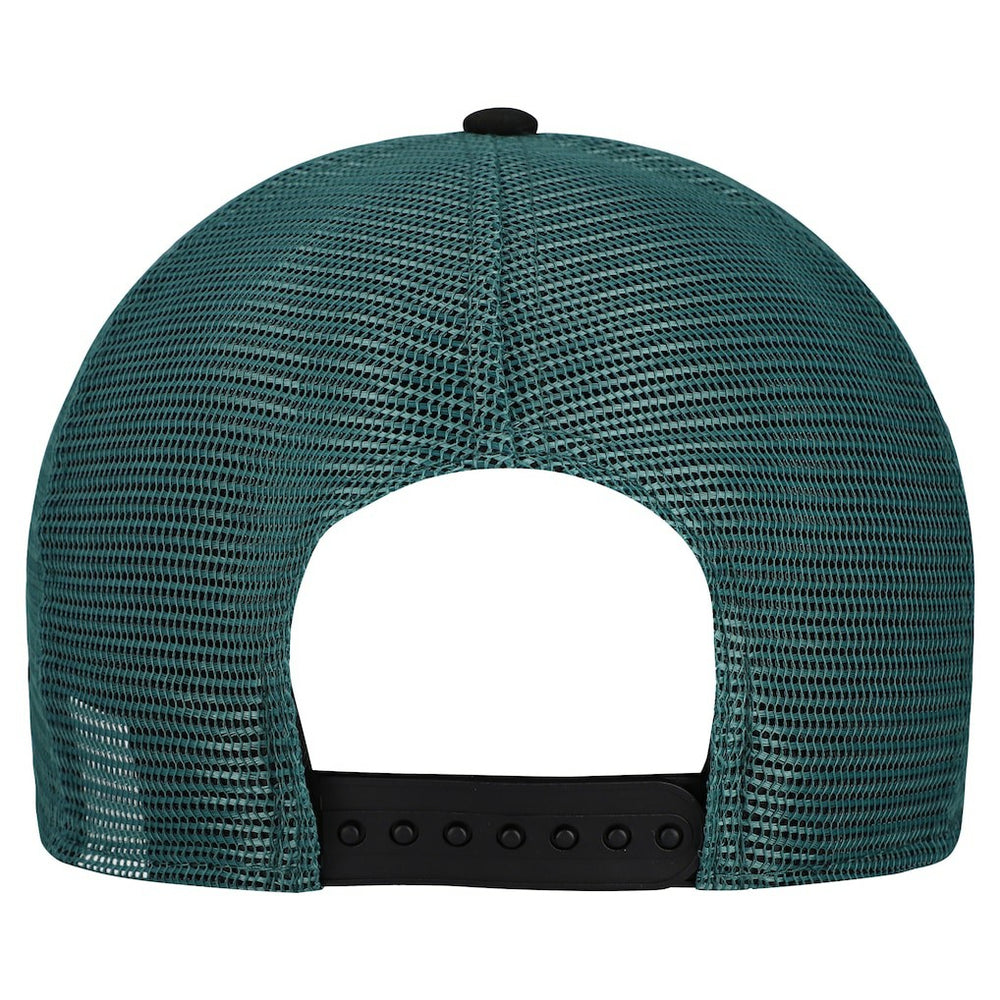 Philadelphia Eagles New Era Banner A-Frame 9FIFTY Snapback Hat Cream/Midnight Green - NFL